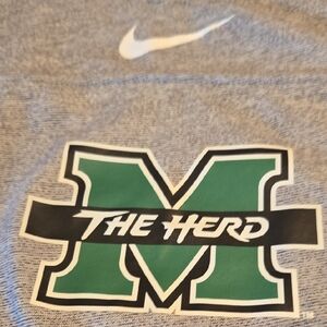 Nike Gray and Green Muscle Tee